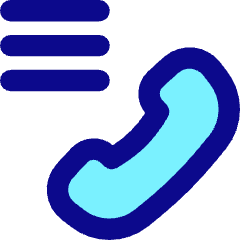Phone Call Log History Icon from Flex Pop Set