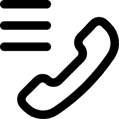 Phone Call Log History Icon from Core Line Set