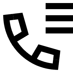 Phone Call Log History Icon from Sharp Line Set
