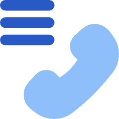 Phone Call Log History Icon from Flex Flat Set