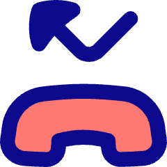 Phone Call Missed Icon from Flex Pop Set