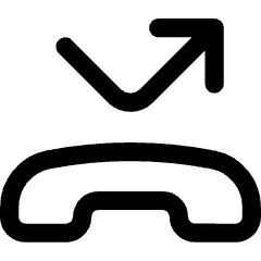 Phone Call Missed Icon from Core Line Set