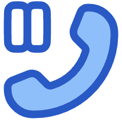 Phone Call Pause Icon from Plump Duo Set