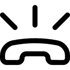 Phone Call Ring Volume Icon from Core Line Set