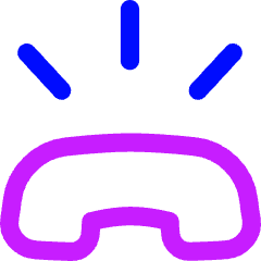 Phone Call Ring Volume Icon from Flex Neon Set