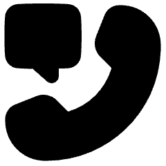 Phone Call Voicemail Message Icon from Plump Solid Set