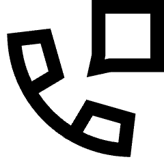 Phone Call Voicemail Message Icon from Sharp Line Set