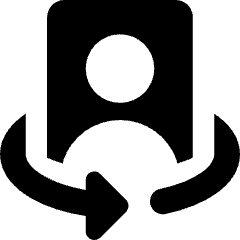 Phone Camera Front Icon from Core Solid Set