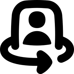 Phone Camera Front Icon from Flex Solid Set