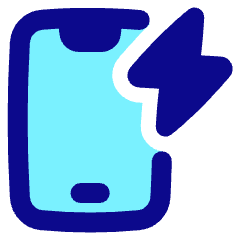 Phone Charging Icon from Plump Pop Set