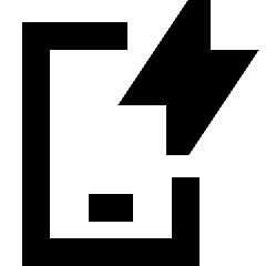 Phone Charging Icon from Sharp Solid Set