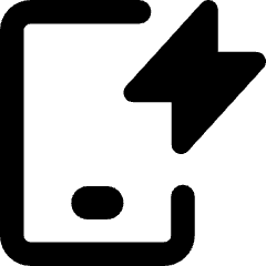 Phone Charging Icon from Core Remix Set