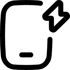 Phone Charging Icon from Flex Line Set