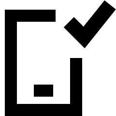 Phone Check Confirm Icon from Sharp Solid Set