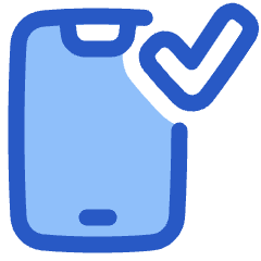 Phone Check Confirm Icon from Plump Duo Set