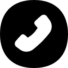 Phone Circle Icon from Flex Solid Set