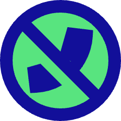 Phone Circle Off Icon from Sharp Pop Set