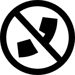 Phone Circle Off Icon from Sharp Solid Set
