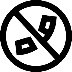 Phone Circle Off Icon from Sharp Line Set