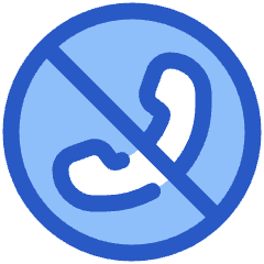 Phone Circle Off Icon from Plump Duo Set