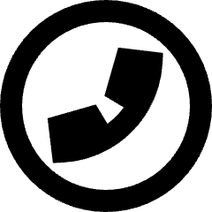 Phone Circle Icon from Sharp Remix Set