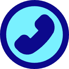 Phone Circle Icon from Core Pop Set