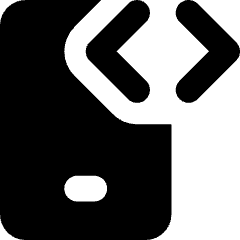 Phone Developer Mode Icon from Core Solid Set