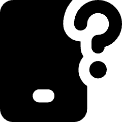 Phone Device Unknown Icon from Core Solid Set
