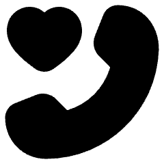 Phone Favorite Heart Icon from Plump Solid Set