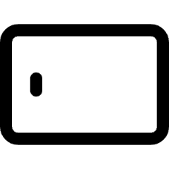 Phone Landscape Icon from Core Line Set