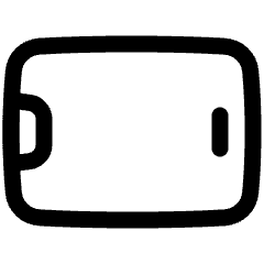 Phone Landscape Icon from Plump Line Set