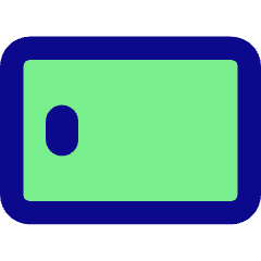 Phone Landscape Icon from Core Pop Set