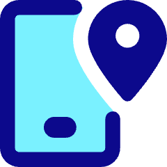 Phone Location Icon from Core Pop Set