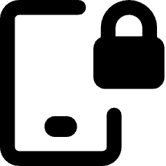 Phone Lock 1 Icon from Core Remix Set