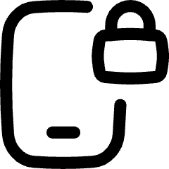Phone Lock 1 Icon from Flex Line Set