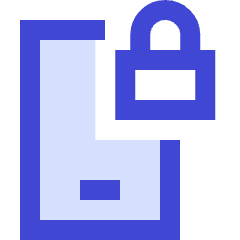 Phone Lock 1 Icon from Sharp Duo Set