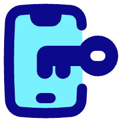 Phone Lock Icon from Plump Pop Set