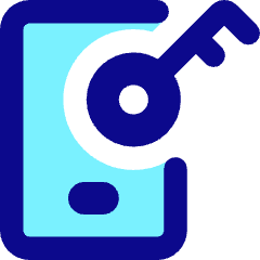 Phone Lock Icon from Core Pop Set