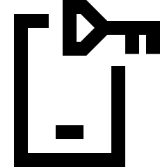 Phone Lock Icon from Sharp Line Set