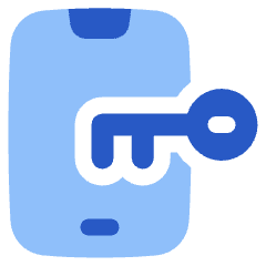 Phone Lock Icon from Plump Flat Set
