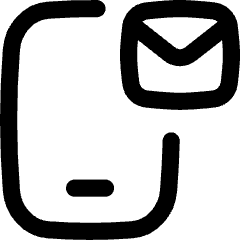 Phone Mail Icon from Flex Line Set