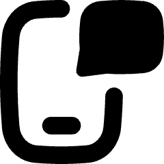 Phone Message Icon from Flex Solid Set