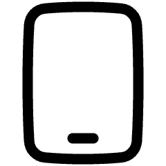 Phone Mobile Phone Icon from Plump Line Set