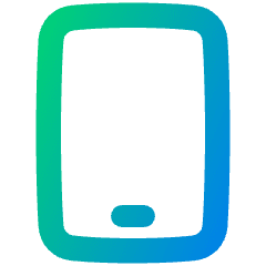 Phone Mobile Phone Icon from Plump Gradient Set