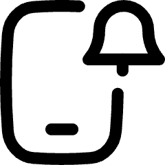 Phone Notification Icon from Flex Line Set