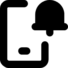 Phone Notification Icon from Core Solid Set