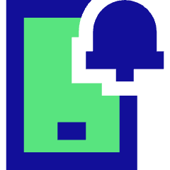 Phone Notification Icon from Sharp Pop Set