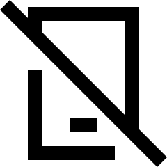 Phone Off Icon from Sharp Line Set