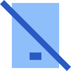 Phone Off Icon from Sharp Flat Set