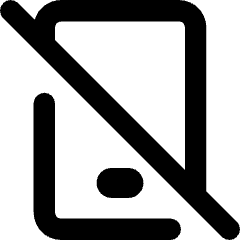 Phone Off Icon from Core Remix Set